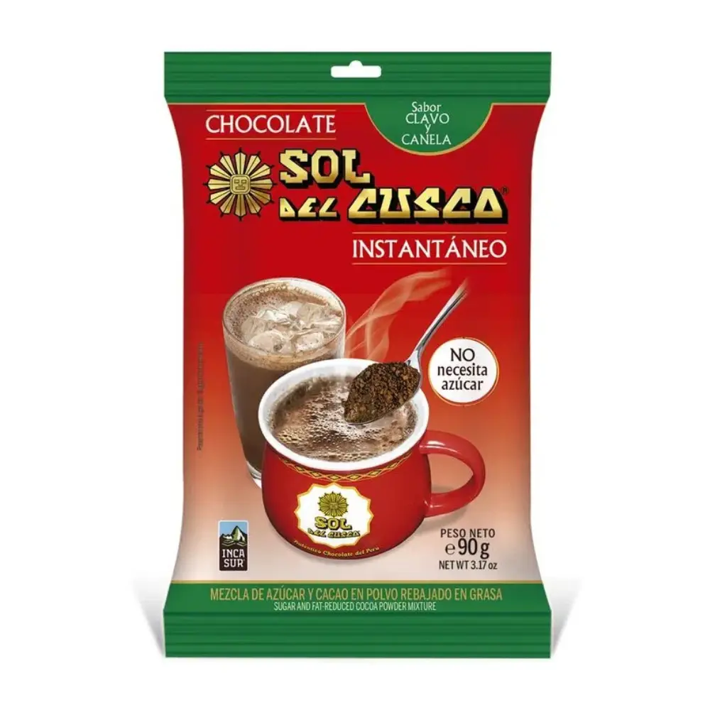 CHOCOLATE INSTANTANEO SOL DEL CUSCO 90GR