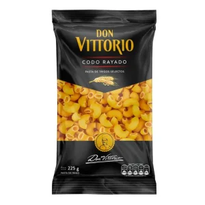 FIDEO VITTORIO CODO RAYADO 225G