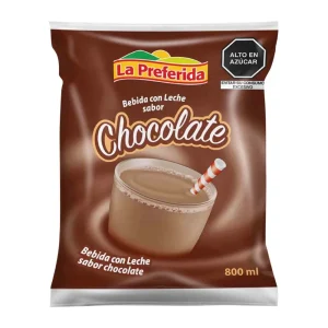 LA PREFERIDA LECHE SABOR CHOCOLATE BOLSA 800ML