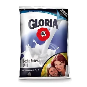 LECHE GLORIA ENTERA BOLSA AZUL 800ML