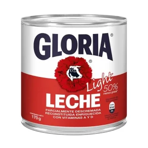 LECHE GLORIA LIGHT TR CHICO 170GR