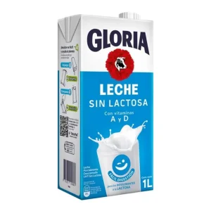 LECHE GLORIA S/LACTOSA UHT 1LT