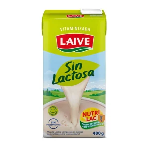 LECHE LAIVE SIN LACTOSA CJ 480GR