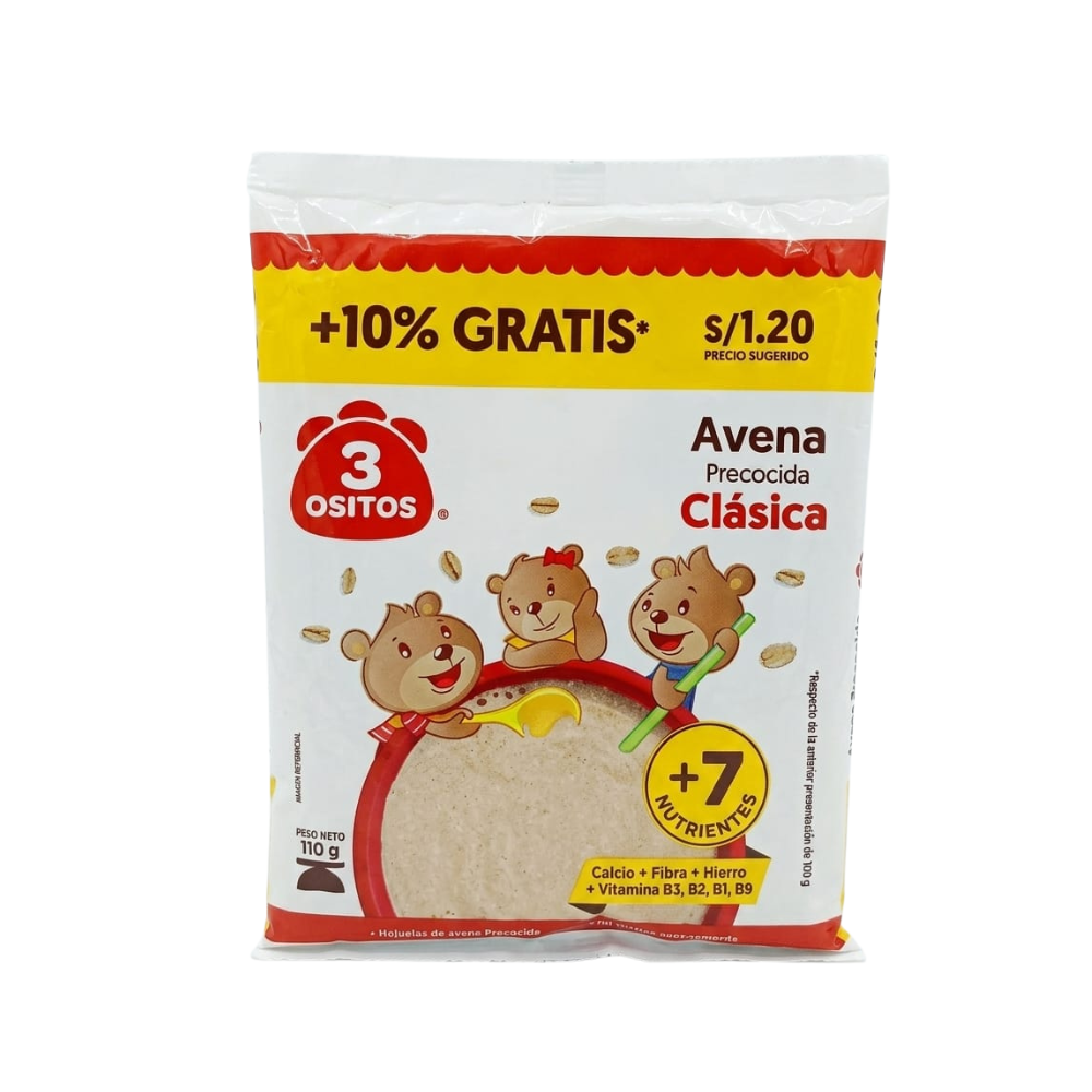 AVENA CLASICA 3 OSITOS 110GR