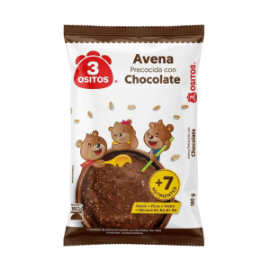AVENA CON CHOCOLATE 3 OSITOS 180GR