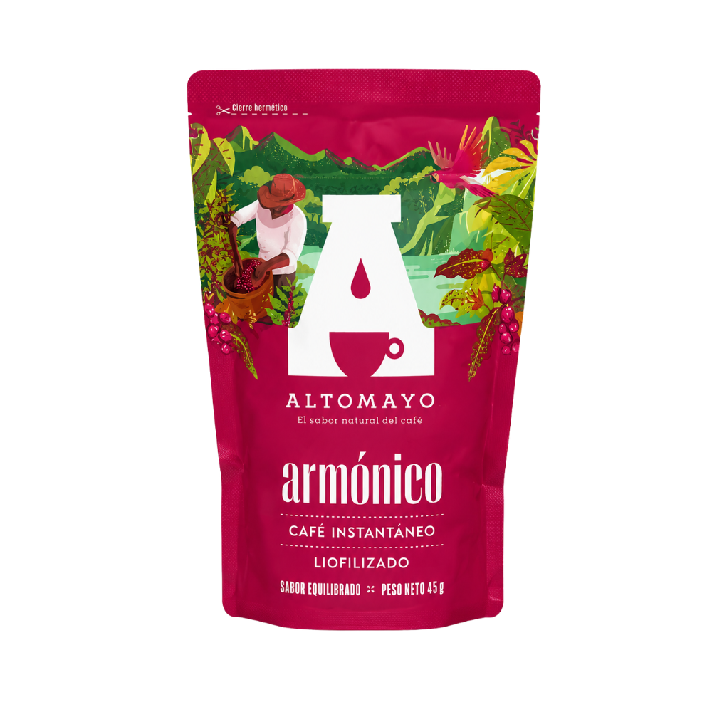 CAFE INSTANTANEO ARMÓNICO ALTOMAYO DOYPACK 45GR