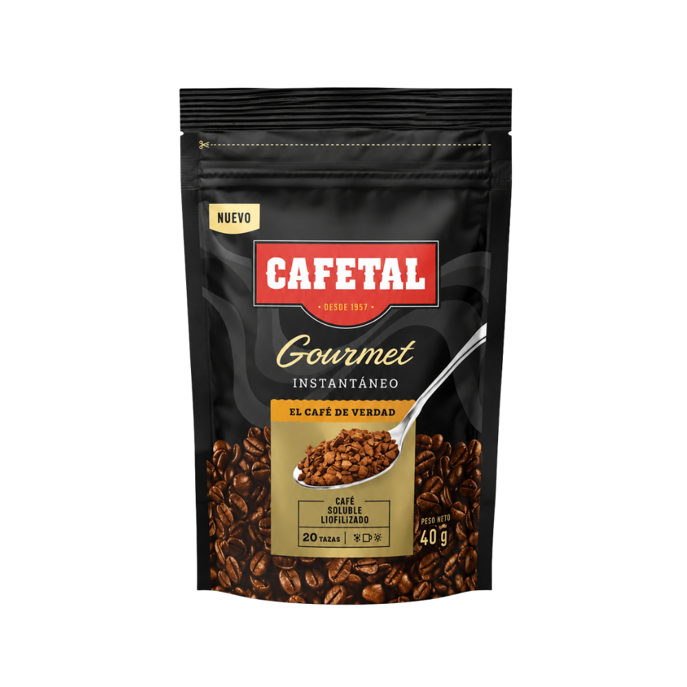 CAFE GOURMET INSTANTANEO CAFETAL DOYPACK 40GR