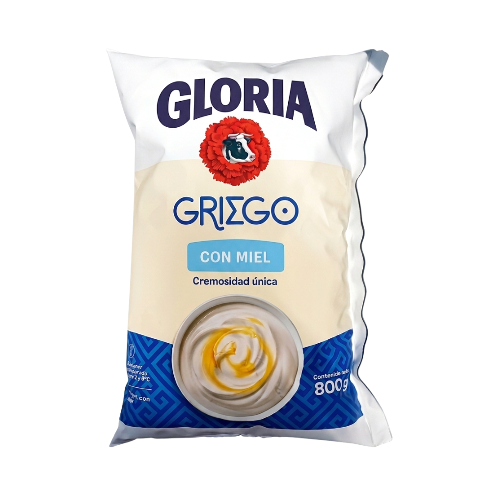 YOGURT GRIEGO CON MIEL GLORIA 800GR