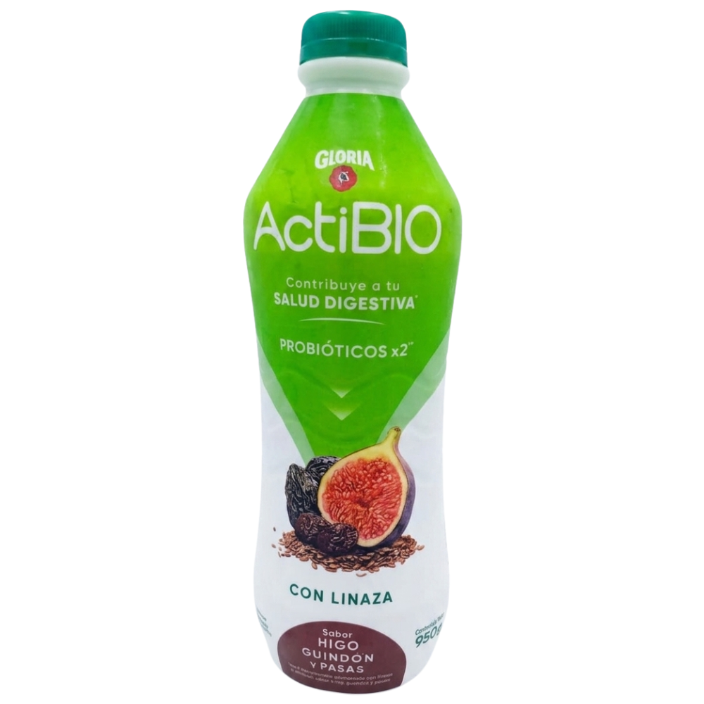 YOGURT ACTIBIO SABOR HIGO CON LINAZA GLORIA 950GR