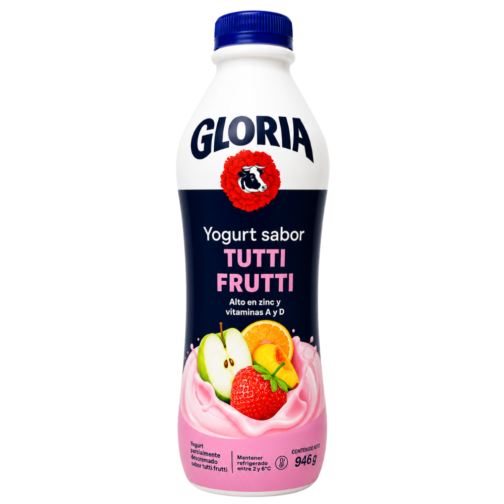 YOGURT BEBIBLE TUTTI FRUTTI GLORIA 946GR