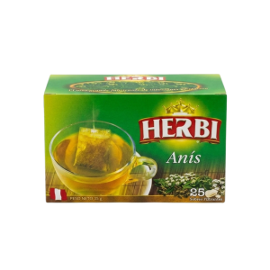 FILTRANTES ANIS HERBI DE 25 UNIDADES