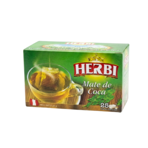 FILTRANTES MATE DE COCA HERBI DE 25 UNIDADES