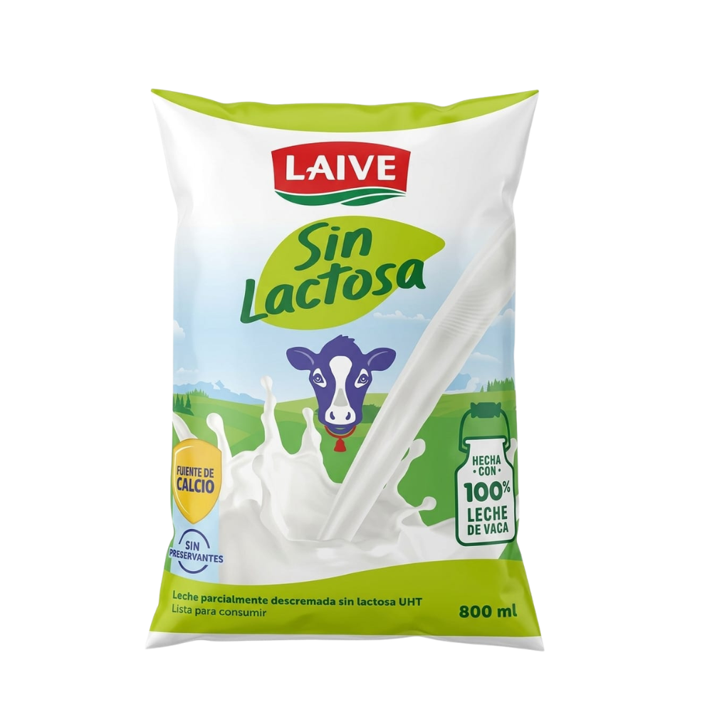LECHE SIN LACTOSA LAIVE 800ML