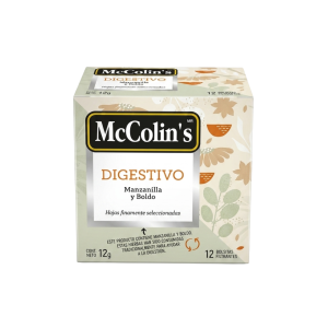 FILTRANTES DIGESTIVO MCCOLIN´S DE 12 UNIDADES