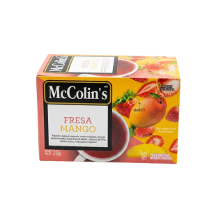 FILTRANTES FRESA MANGO MCCOLIN´S DE 20 UNIDADES