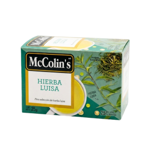FILTRANTES HIERBA LUISA MCCOLIN´S DE 25 UNIDADES