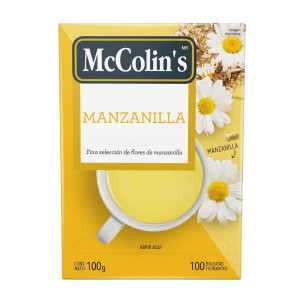FILTRANTES MANZANILLA MCCOLIN´S DE 100 UNIDADES