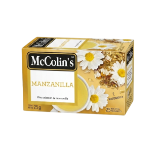 FILTRANTES MANZANILLA MCCOLIN´S DE 25 UNIDADES