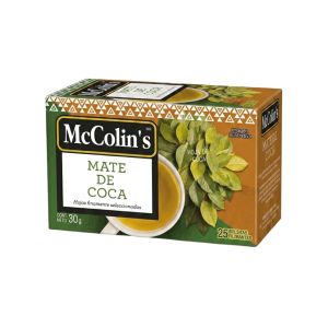 FILTRANTES MATE DE COCA MCCOLIN´S DE 25 UNIDADES