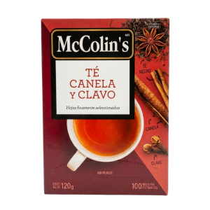 FILTRANTES TE, CANELA Y CLAVO MCCOLIN´S DE 100 UNIDADES