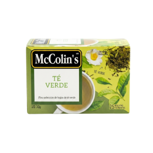 FILTRANTES TE VERDE MCCOLIN´S DE 25 UNIDADES