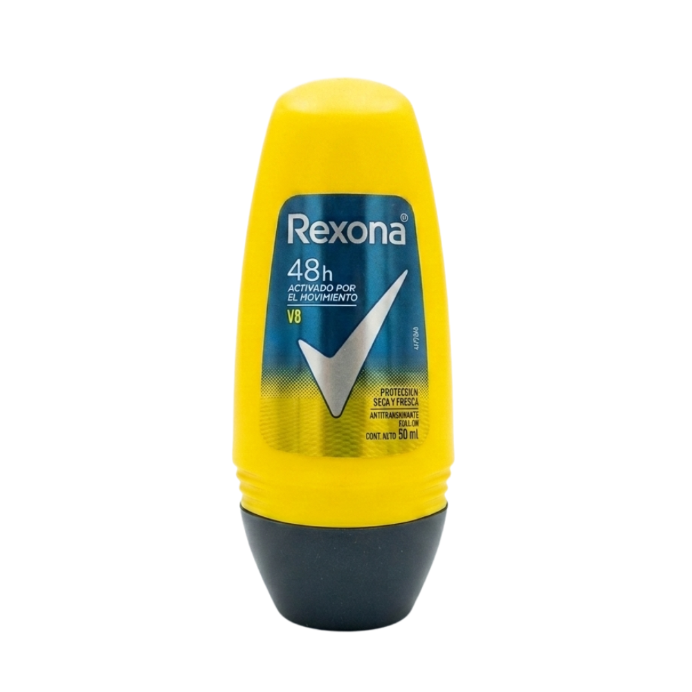 DESODORANTE EN ROLL ON HOMBRE V8 REXONA 50ML