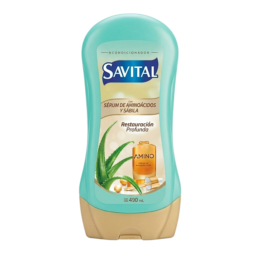 ACONDICIONADOR SERUM AMINOACIDOS SAVITAL 490ML