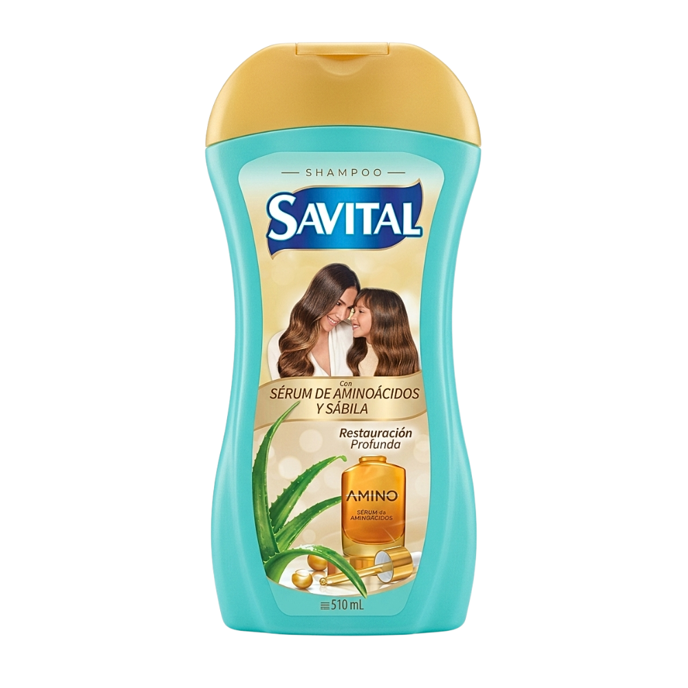 SHAMPOO SERUM AMINOACIDOS SAVITAL 510ML