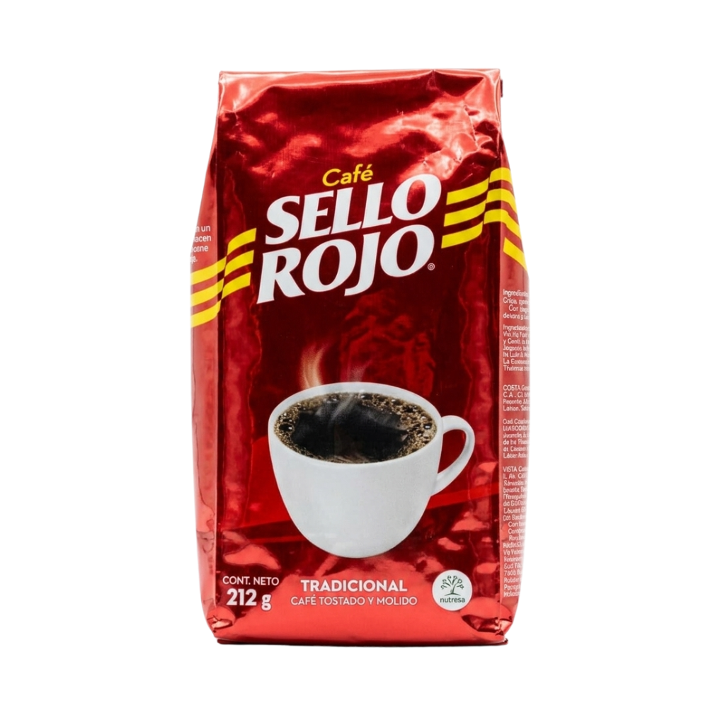 CAFE TRADICIONAL SELLO ROJO DOYPACK 212GR