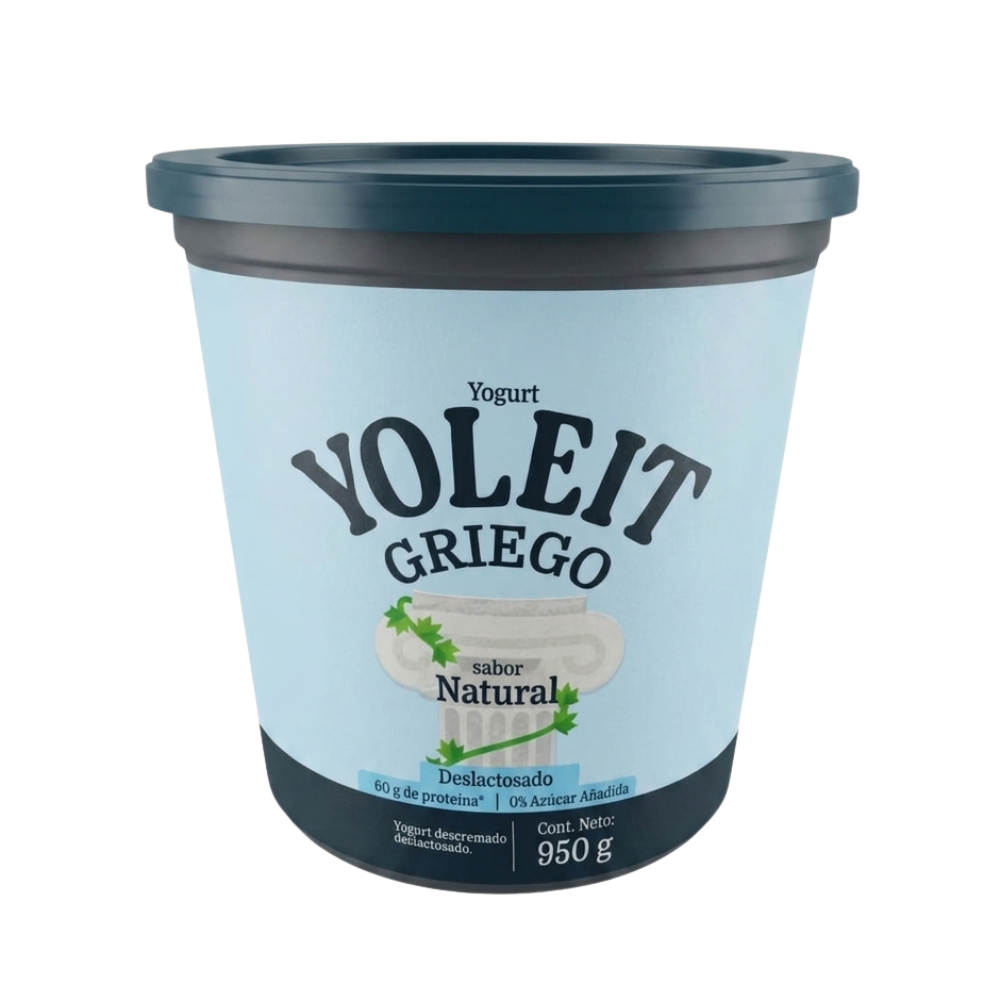 YOGURT GRIEGO CON SABOR NATURAL YOLEIT 950GR