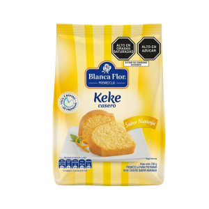 PREMEZCLA KEKE DE NARANJA BLANCA FLOR 750GR
