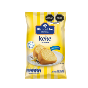 PREMEZCLA KEKE DE VAINILLA BLANCA FLOR 500GR