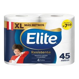 PAPEL ELITE XL RESISTENTE DE 4 ROLLOS