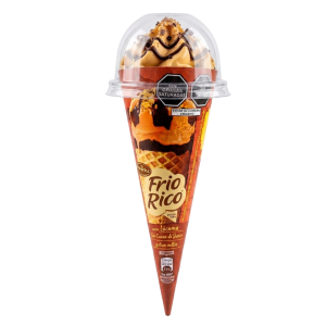HELADO EN CONO FRIO RICO SABOR LUCUMA DONOFRIO