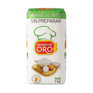 HARINA SIN PREPARAR GRANO DE ORO 1KG