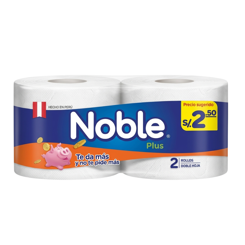 PAPEL NOBLE PLUS DE 2 ROLLOS