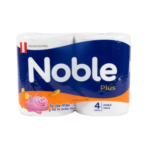 PAPEL NOBLE PLUS DE 4 ROLLOS