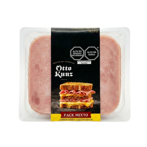 PACK MIXTO DE JAMON PIZZA Y QUESO EDAM OTTO KUNZ 340GR