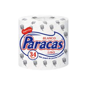 PAPEL PARACAS BLANCO LISO DE 1 ROLLO