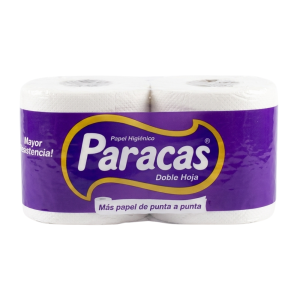PAPEL PARACAS DOBLE HOJA DE 2 ROLLOS