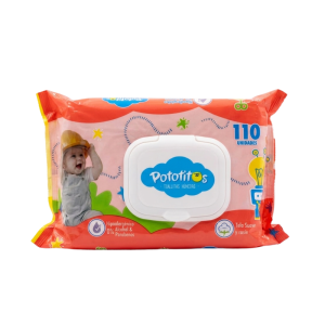 TOALLITAS HUMEDAS POTOTITOS DE 110 UNIDADES
