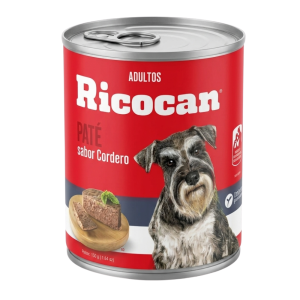 PATE SABOR CORDERO PARA ADULTOS RICOCAN 330GR