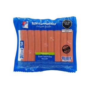 SUPER SALCHICHA ROSADA DE 24 UNIDADES SAN FERNANDO 920GR