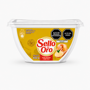 MARGARINA EN POTE SELLO DE ORO 400GR