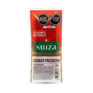 CHORIZO PRECOCIDO DE 2 UNIDADES SUIZA 125GR
